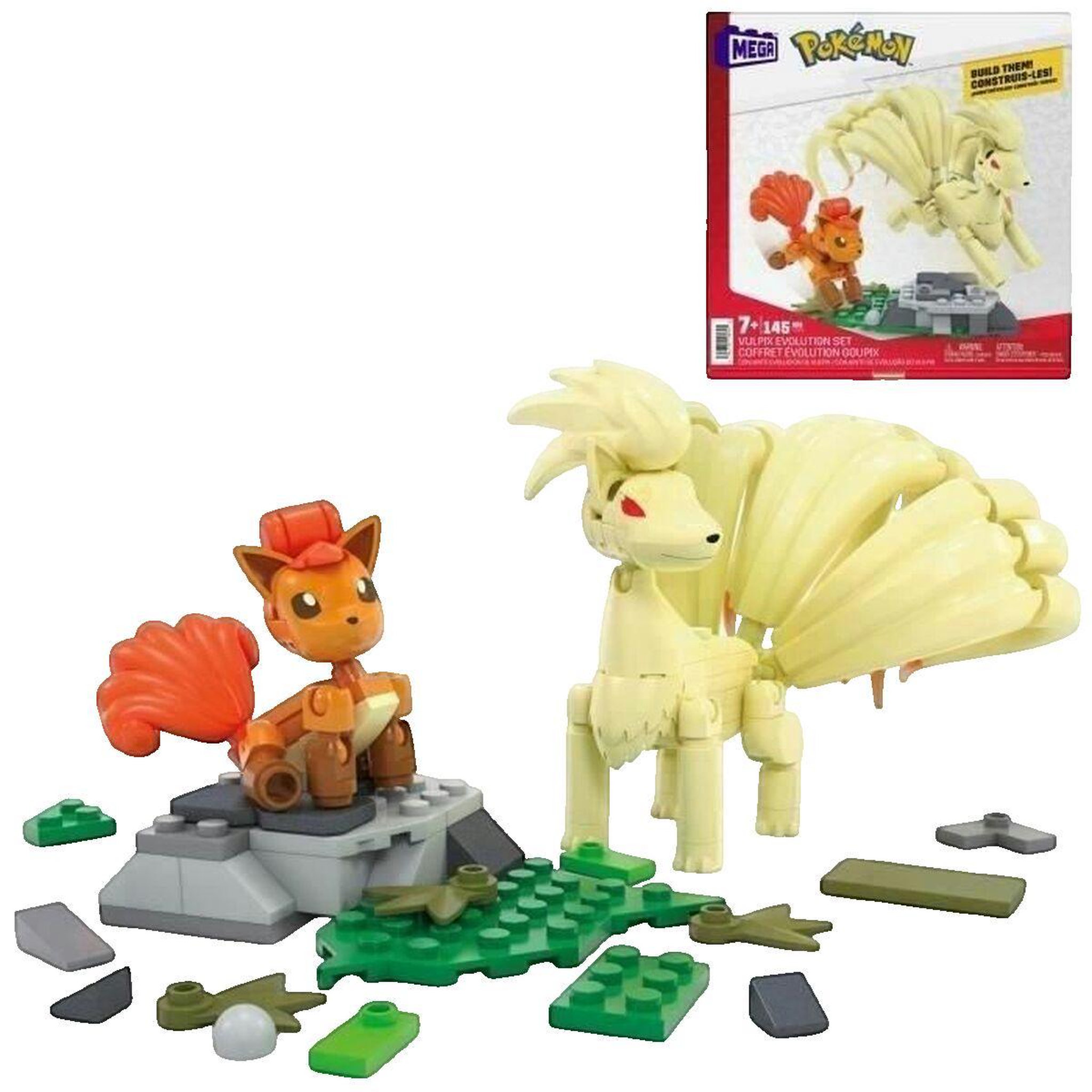 MEGABLOKS Jeu de construction Mega-Bloks Mega Pokémon Jaune