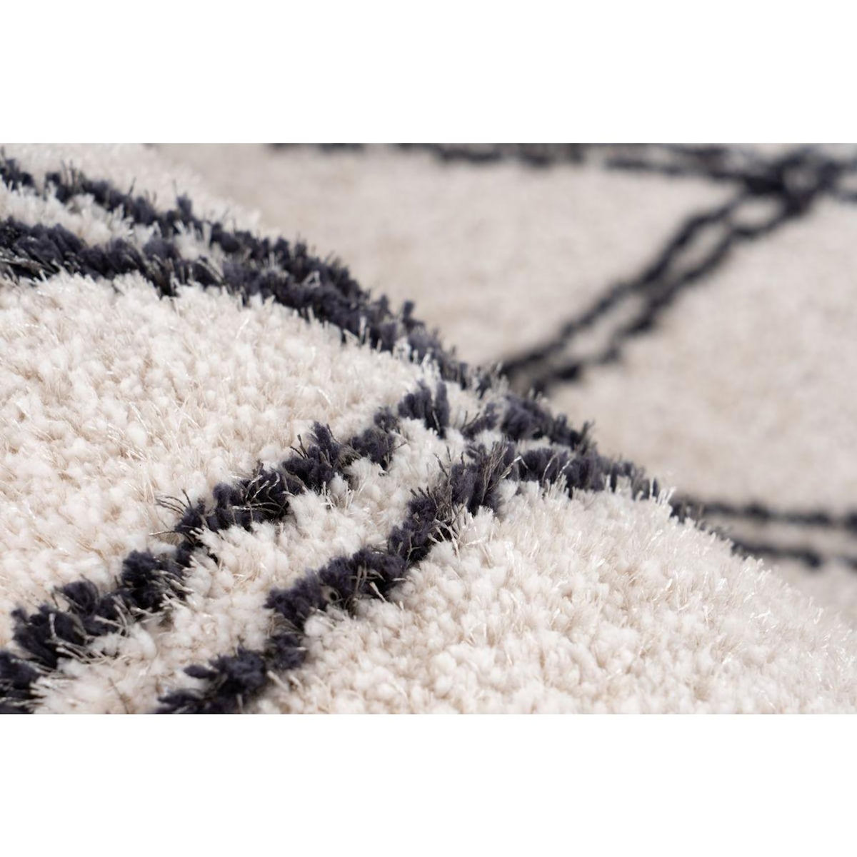 Paris Prix Tapis Tissé Géométrique  Orlando  Ivoire