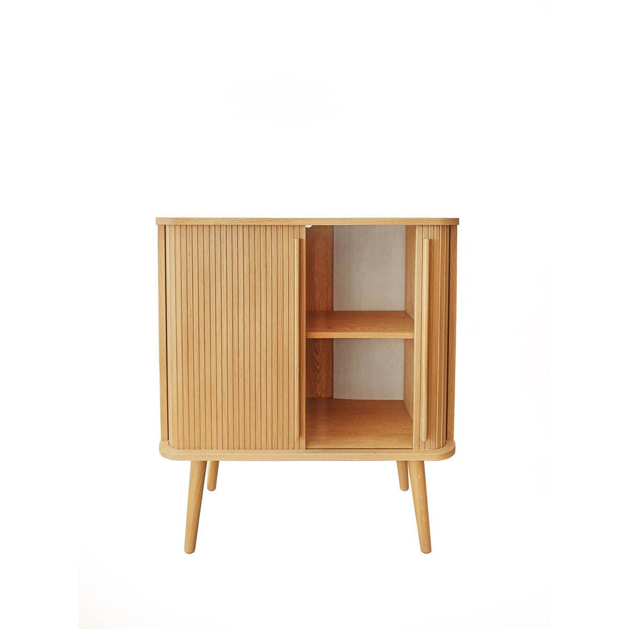 Voir la diapositive 2 : Paris Prix Buffet 2 portes design  rove  95cm chêne