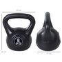 Voir la diapositive 3 : HOMCOM Kettlebell 8 Kg - haltère boule - poignée ergonomique - PVC noir