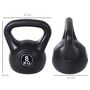 Voir la diapositive 3 : HOMCOM Kettlebell 8 Kg - haltère boule - poignée ergonomique - PVC noir