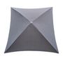 Voir la diapositive 3 : HESPERIDE Parasol de Plage Carré  Helenie  172cm Gris