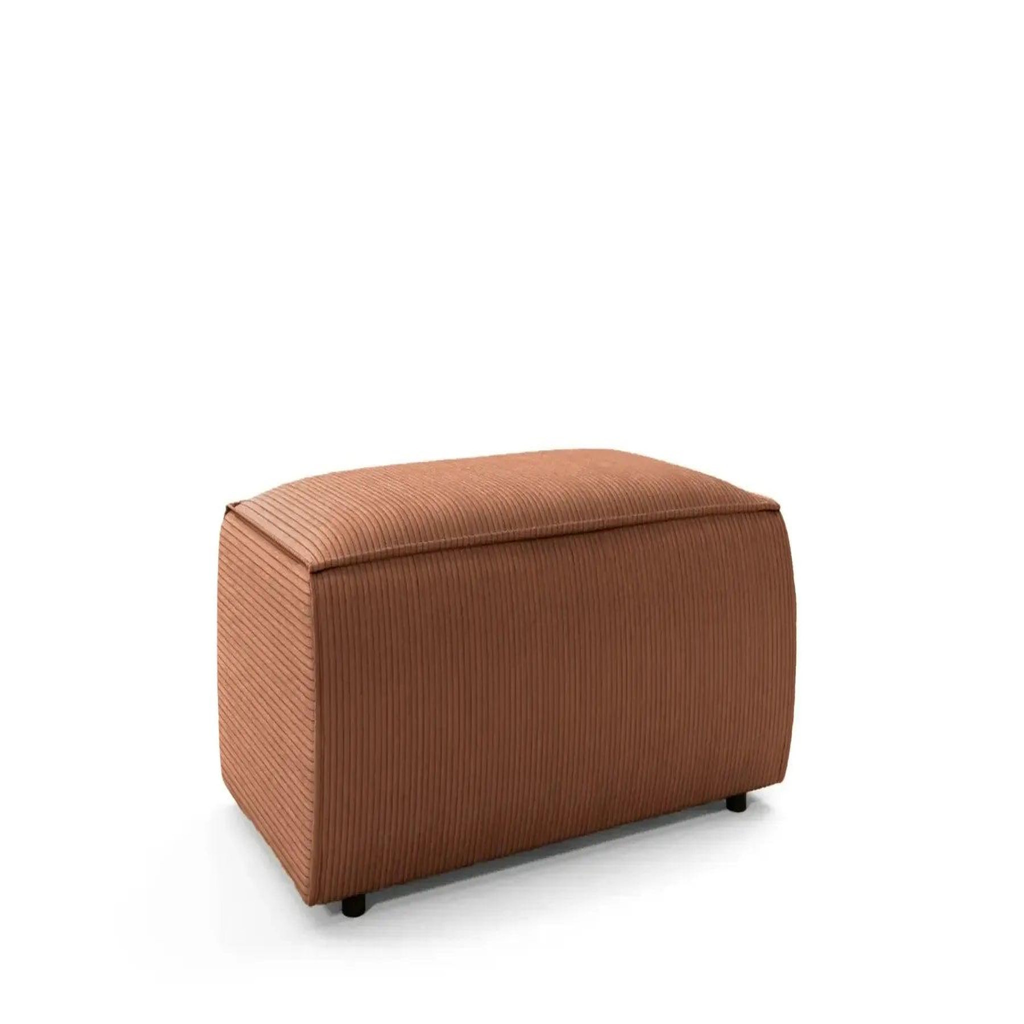 Voir la diapositive 4 : CASANOVA PARIS Jade - pouf velours côtelé
