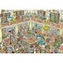 Jumbo Puzzle 2000 pièces : Jan Van Haasteren - La bibliothèque