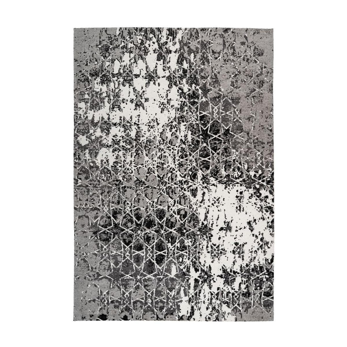 Paris Prix Tapis Vintage à Poils Courts  Iglesia  Gris