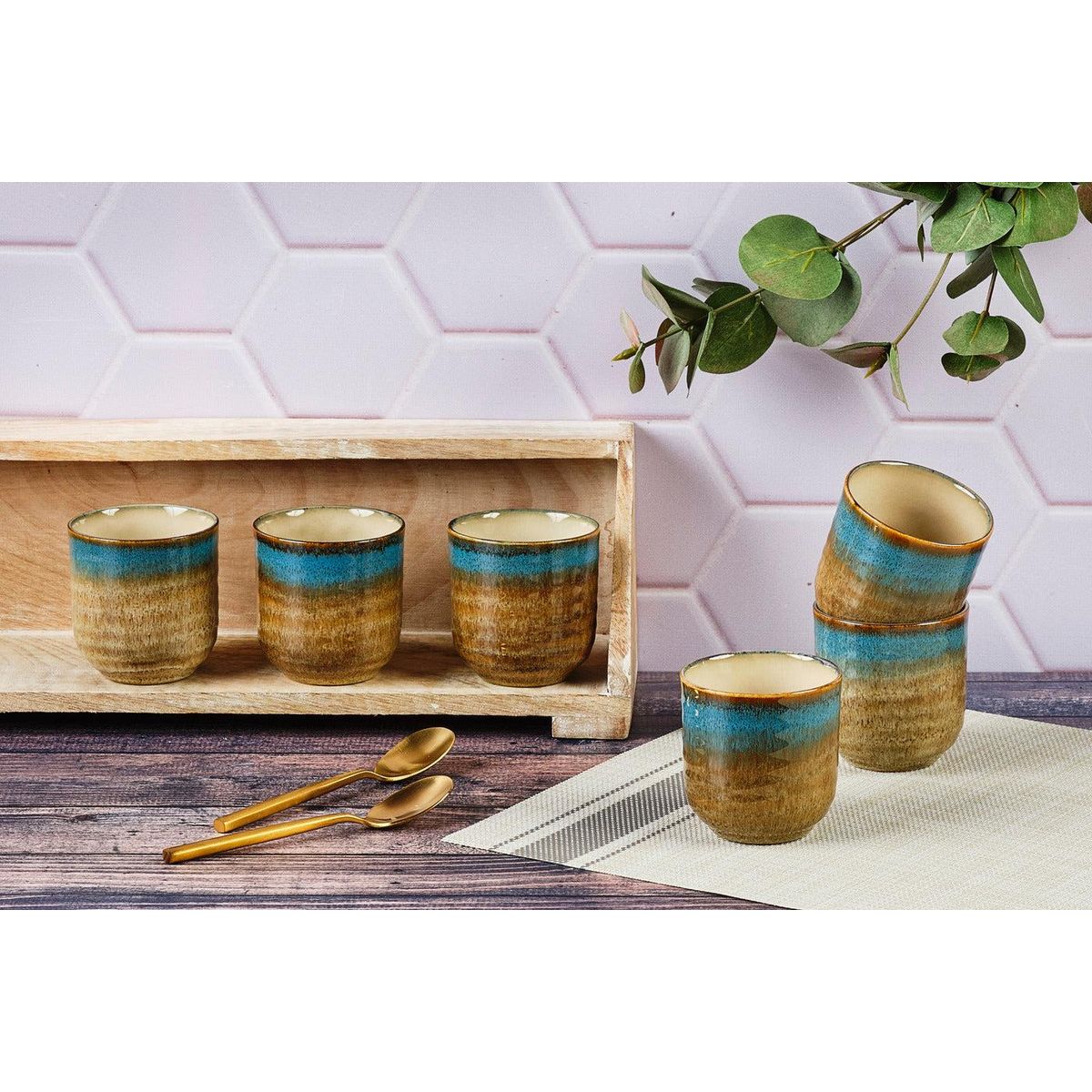 BJORN Tasse ISLAND 15cl - 6 pièces - Terre et mer