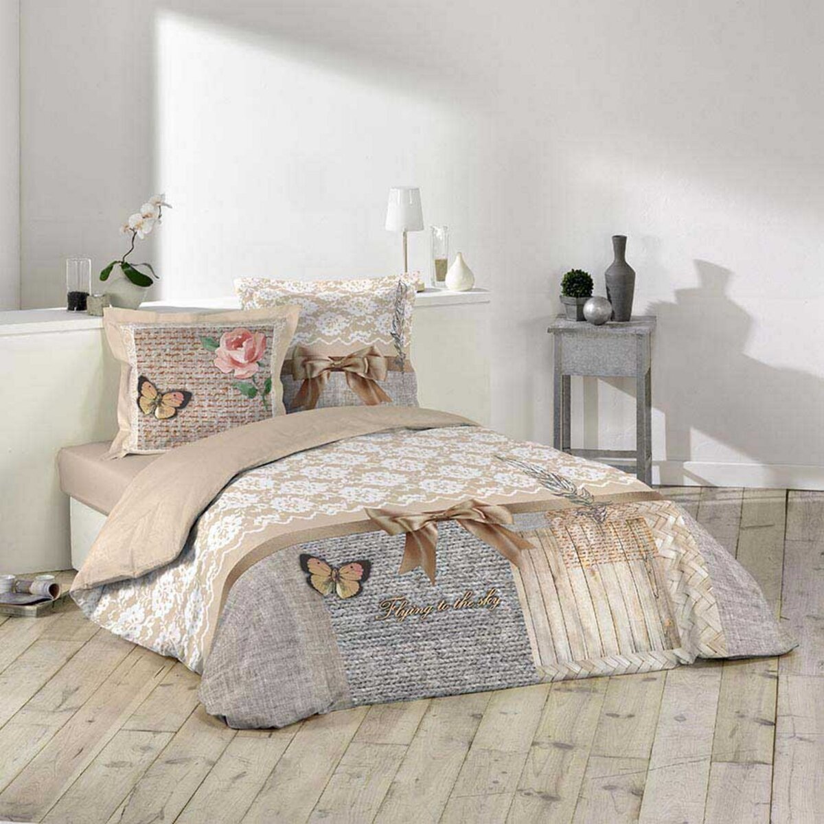 Couette, oreiller, traversin + Ferme - Linge de lit - Eminza