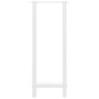 Voir la diapositive 5 : VIDAXL Pieds de table basse blanc 2 pcs 40x(90-91) cm acier