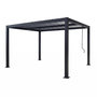 Voir la diapositive 1 : CONCEPT USINE Pergola bioclimatique structure aluminium lames orientables 4x3m CORFU
