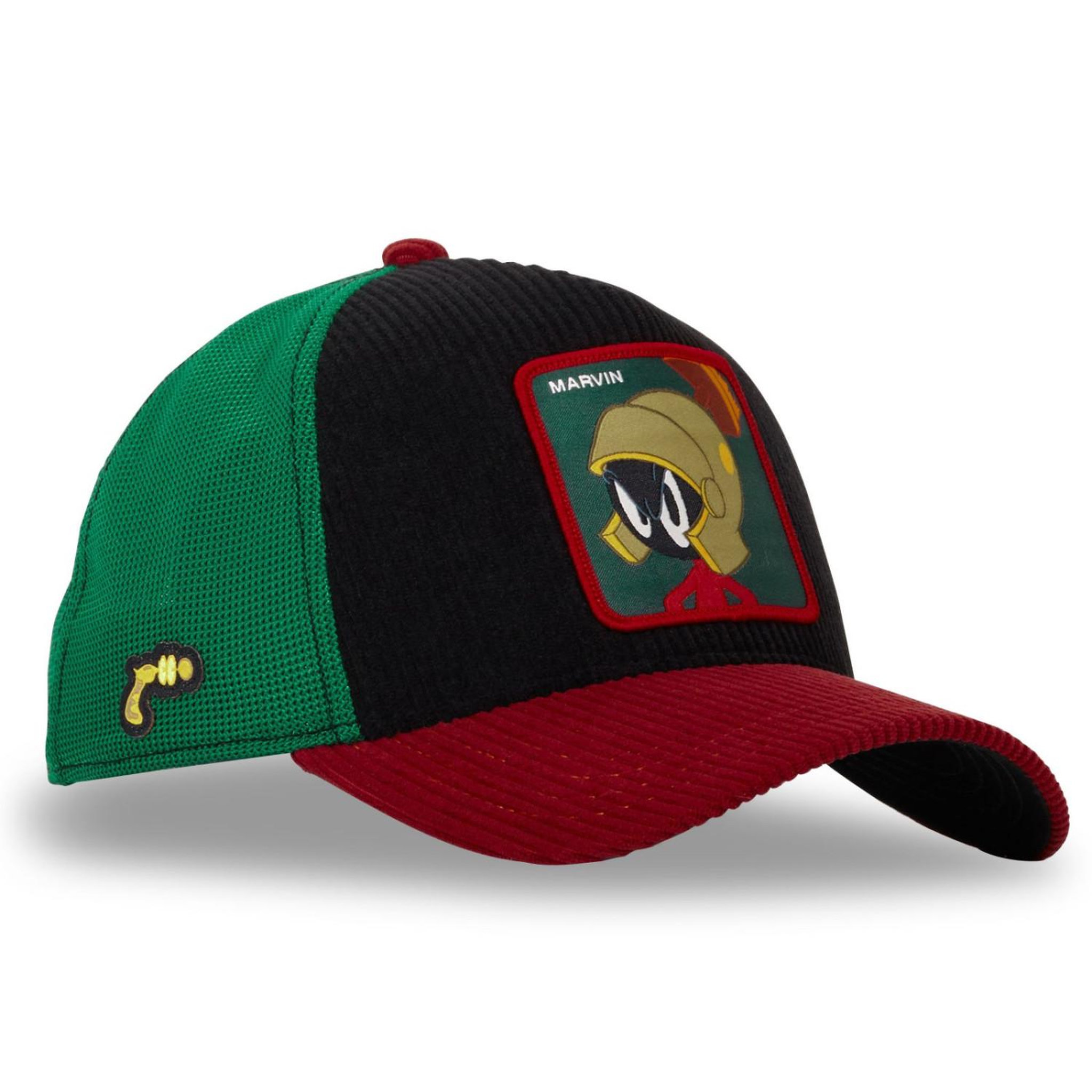 Voir la diapositive 4 : CAPSLAB Casquette homme trucker en velours finitions premium Looney Tunes Mar