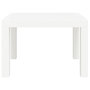 Voir la diapositive 3 : VIDAXL Table de jardin blanc 59x47x40 cm PP