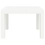 Voir la diapositive 3 : VIDAXL Table de jardin blanc 59x47x40 cm PP