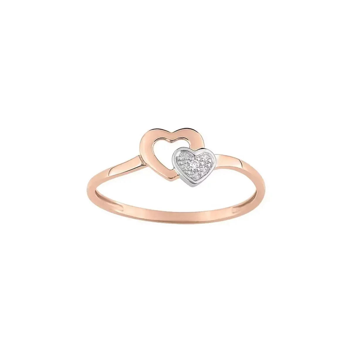 Bague best sale coeur femme