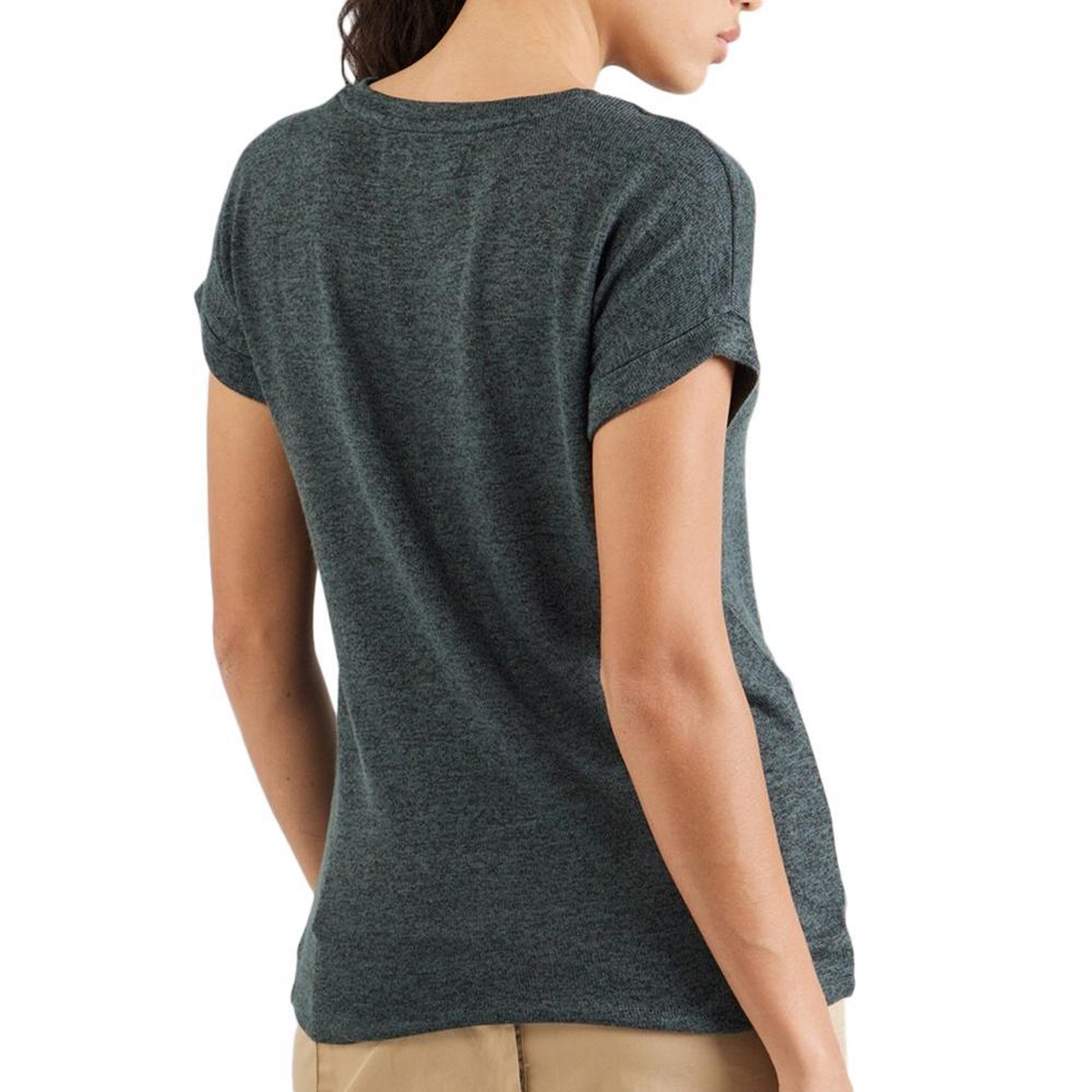 Voir la diapositive 3 : Vero Moda T-shirt Fluide Vert Femme Vero Moda Brianna