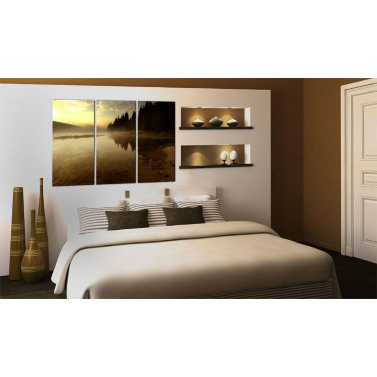 Paris Prix Tableau Imprimé  In the Evening, By the Lake  40x60cm