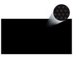 VIDAXL Couverture de piscine rectangulaire 1200x600 cm PE Noir
