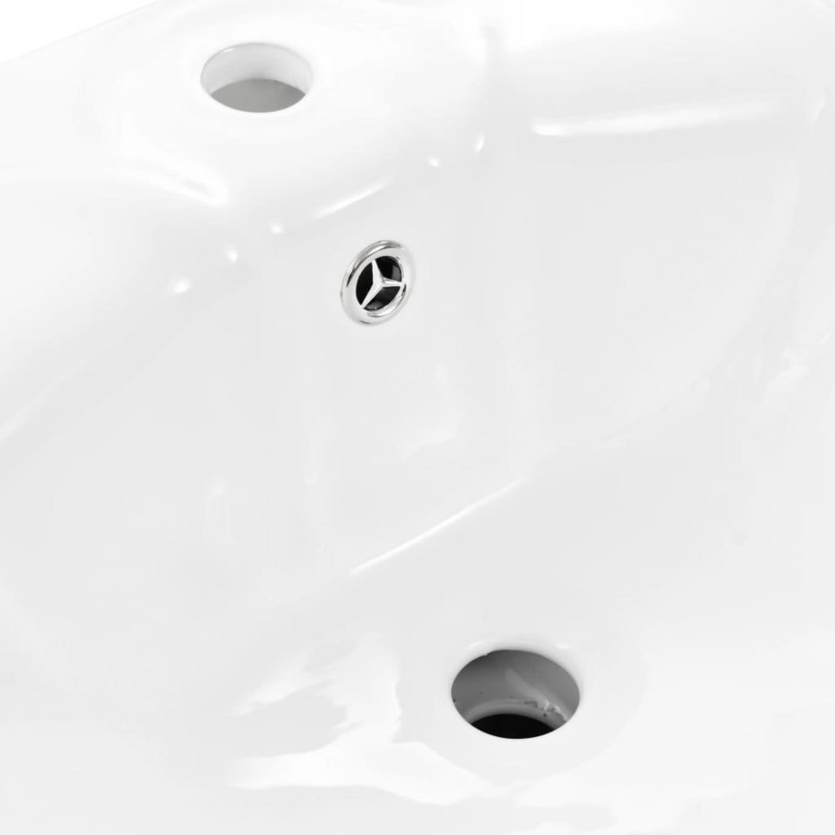 VIDAXL Lavabo autoportant avec socle Ceramique Blanc 580x510x200 mm