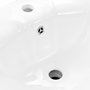 Voir la diapositive 5 : VIDAXL Lavabo autoportant avec socle Ceramique Blanc 580x510x200 mm
