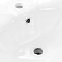 Voir la diapositive 5 : VIDAXL Lavabo autoportant avec socle Ceramique Blanc 580x510x200 mm