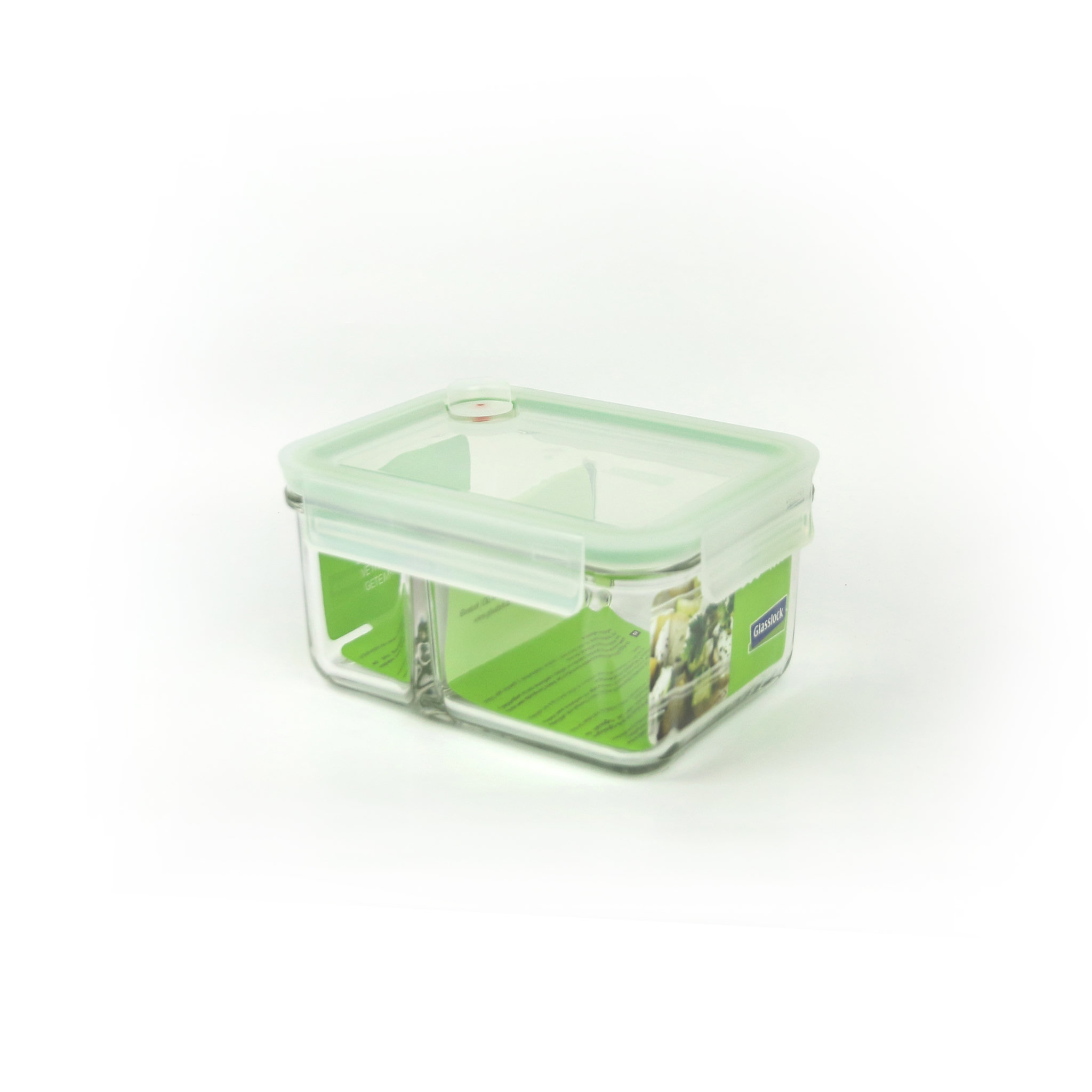 Duo lunch en verre avec valve GLASSLOCK 1 litre