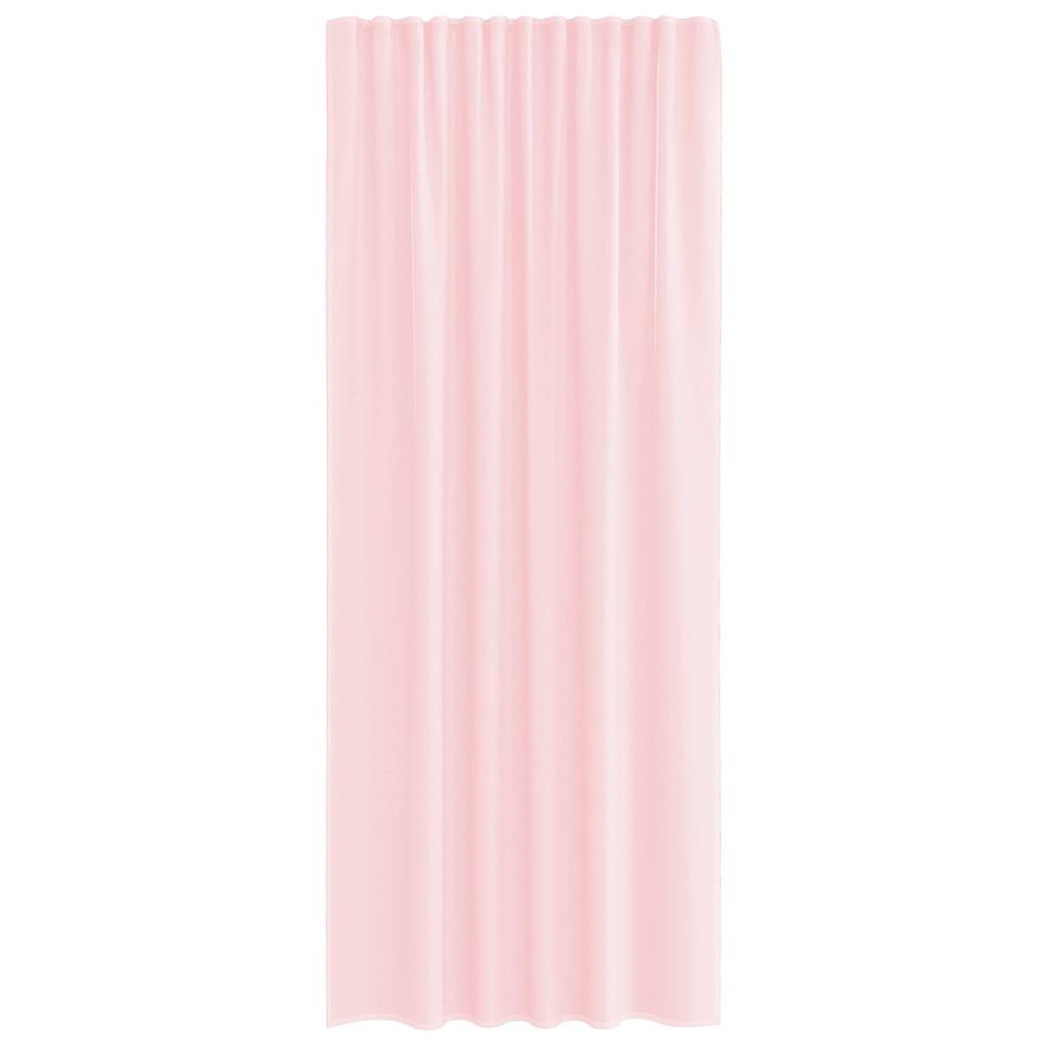Voir la diapositive 4 : VIDAXL Rideaux en voile avec boucles 2 pcs rose clair 140x245 cm