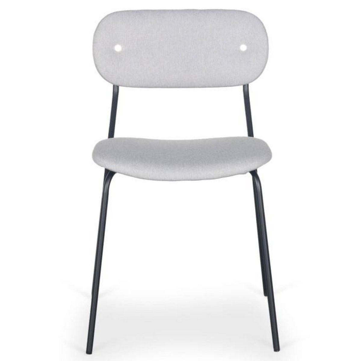 Paris Prix Lot de 4 Chaises Design  Tyler  80cm Gris