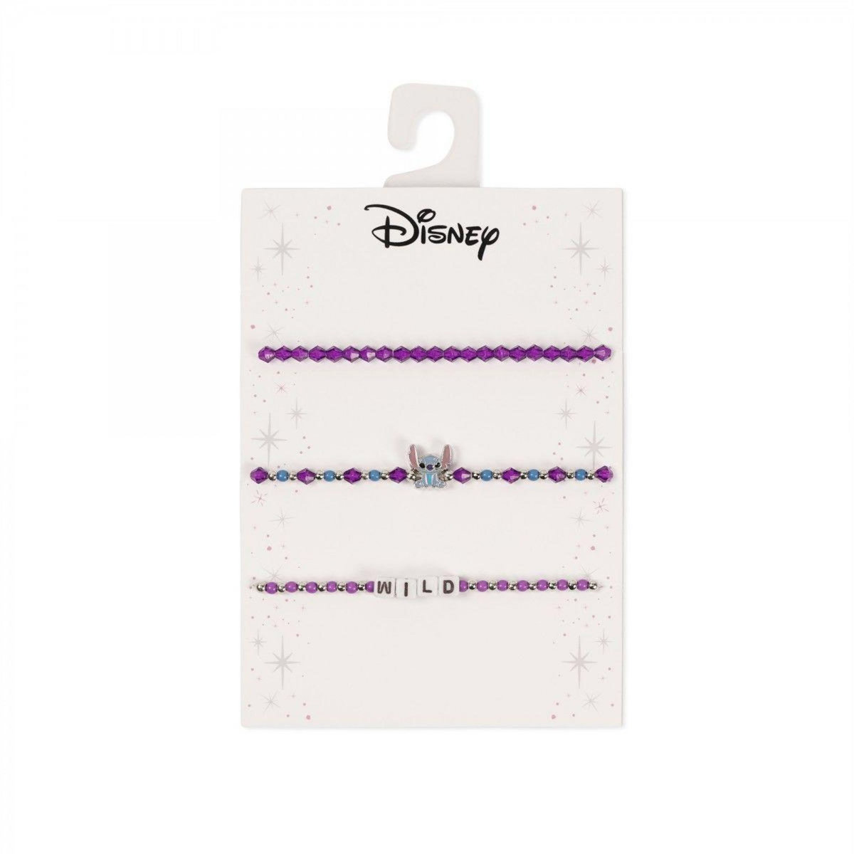SC CRYSTAL Lot de 3 bracelets Disney - Stitch