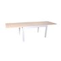 Voir la diapositive 6 : SWEEEK Table de jardin ELORA extensible aluminium, 8 places