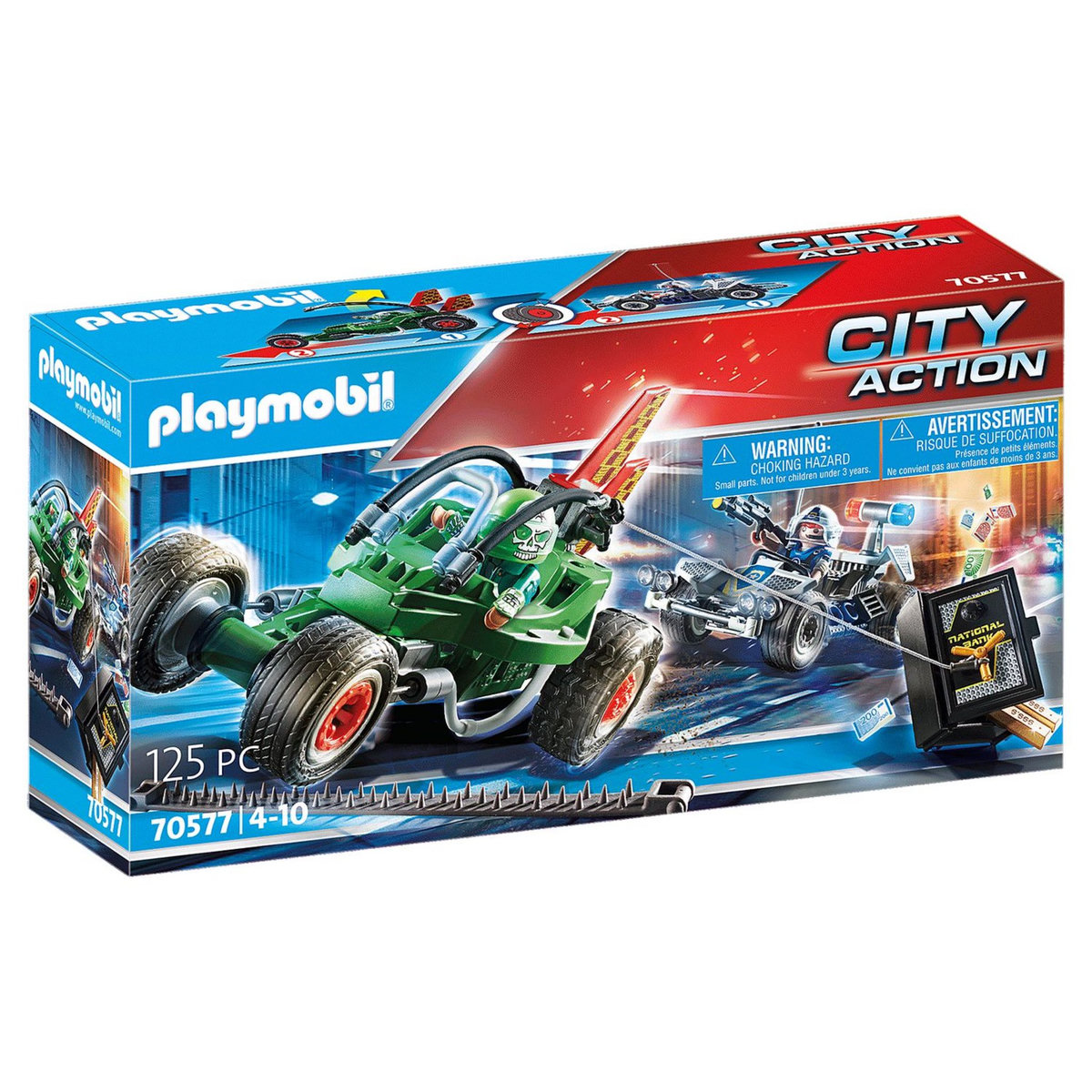 PLAYMOBIL 70577 - City Action - Police karts policier et bandit