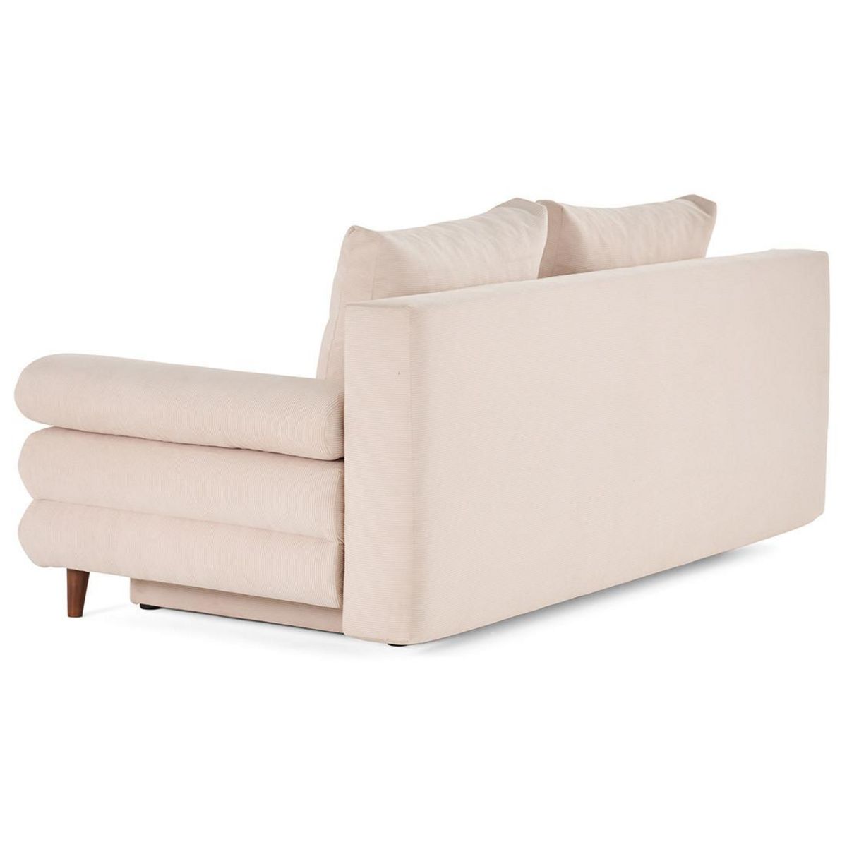 BEST MOBILIER Wonder - canapé 3 places convertible avec coffre en velours côtelé