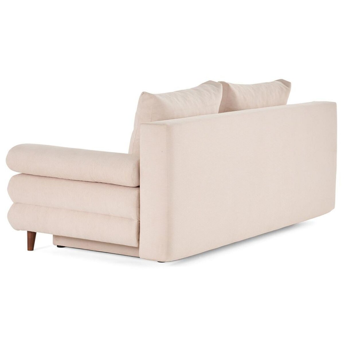 BEST MOBILIER Wonder - canapé 3 places convertible avec coffre en velours côtelé