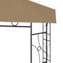 Voir la diapositive 3 : VIDAXL Belvedere 3x3x2,7 m Taupe 160 g/m²