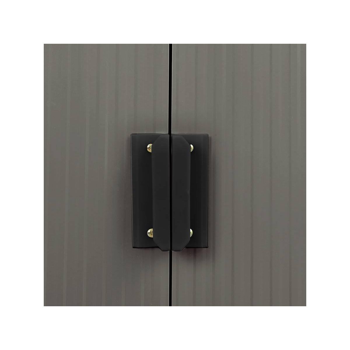 Habitat et Jardin Abri de jardin métal  Dallas  - 2.71 m² - Taupe