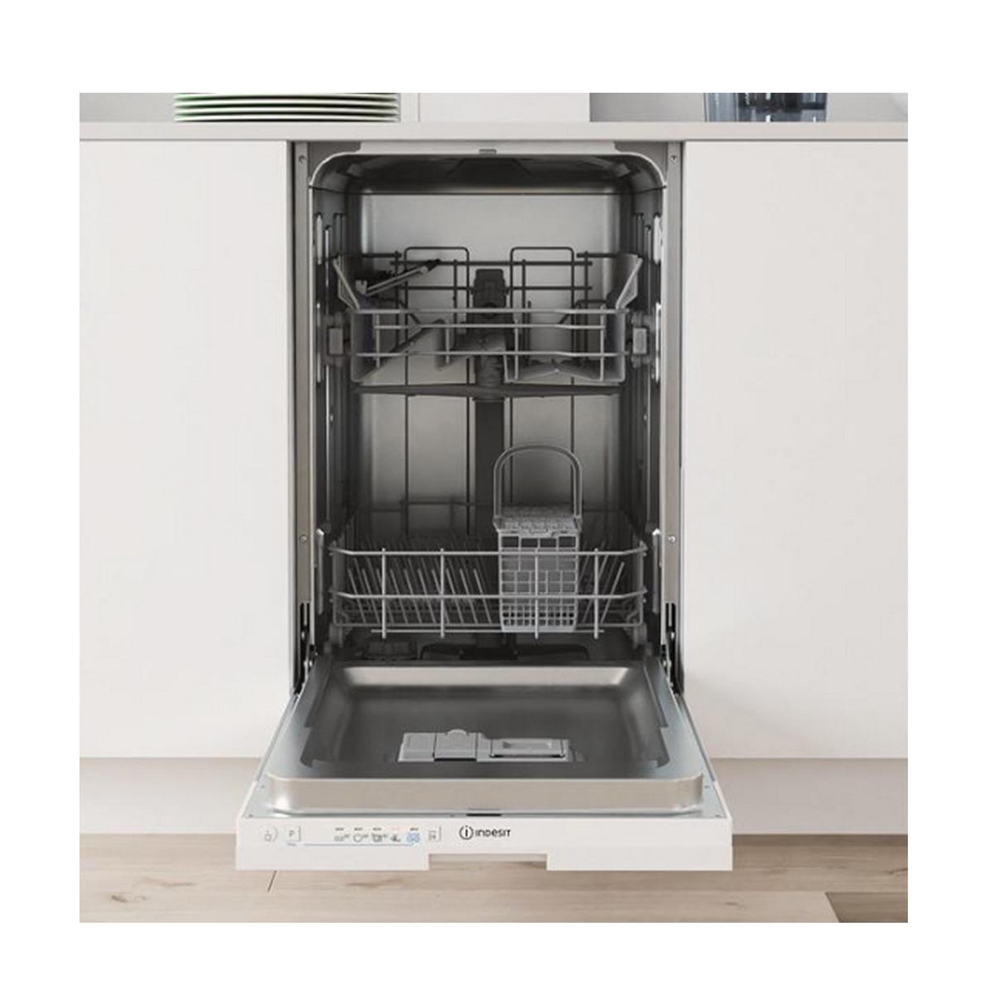 Voir la diapositive 5 : Indesit Lave-vaisselle 44.8cm 10 couverts 47db - in2ike107