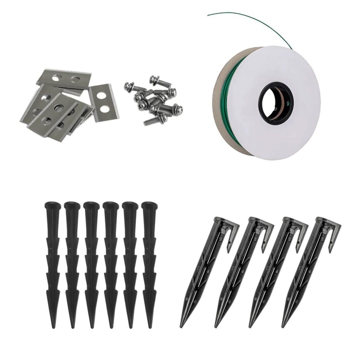 VITO Robot Tondeuse 20V Batterie 4.0Ah 800m2 - Station de charge - Cable périphérique 170m - Autonomie 2h30 VITO