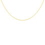 Voir la diapositive 1 : L'ATELIER D'AZUR Collier Chaine Or Jaune - Maille Forçat Diamantée - Femme ou Enfant