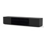 Voir la diapositive 1 : SONOROUS Meuble TV Studio STA 200 Noir Porte Textile