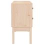Voir la diapositive 5 : VIDAXL Armoire console 90x40x78 cm Bois de pin solide
