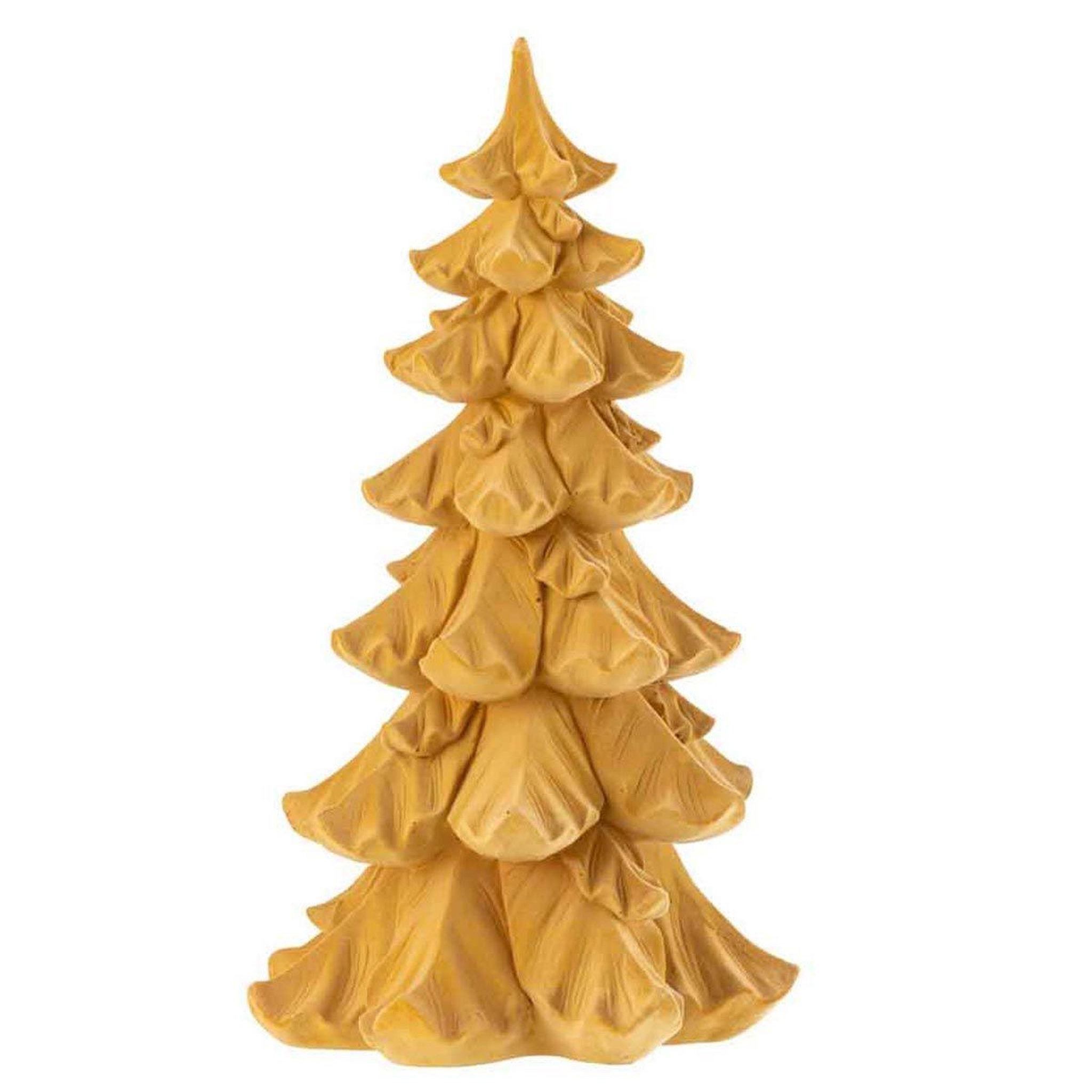 J-LINE Sapin de noël à poser  christmas  39cm ocre