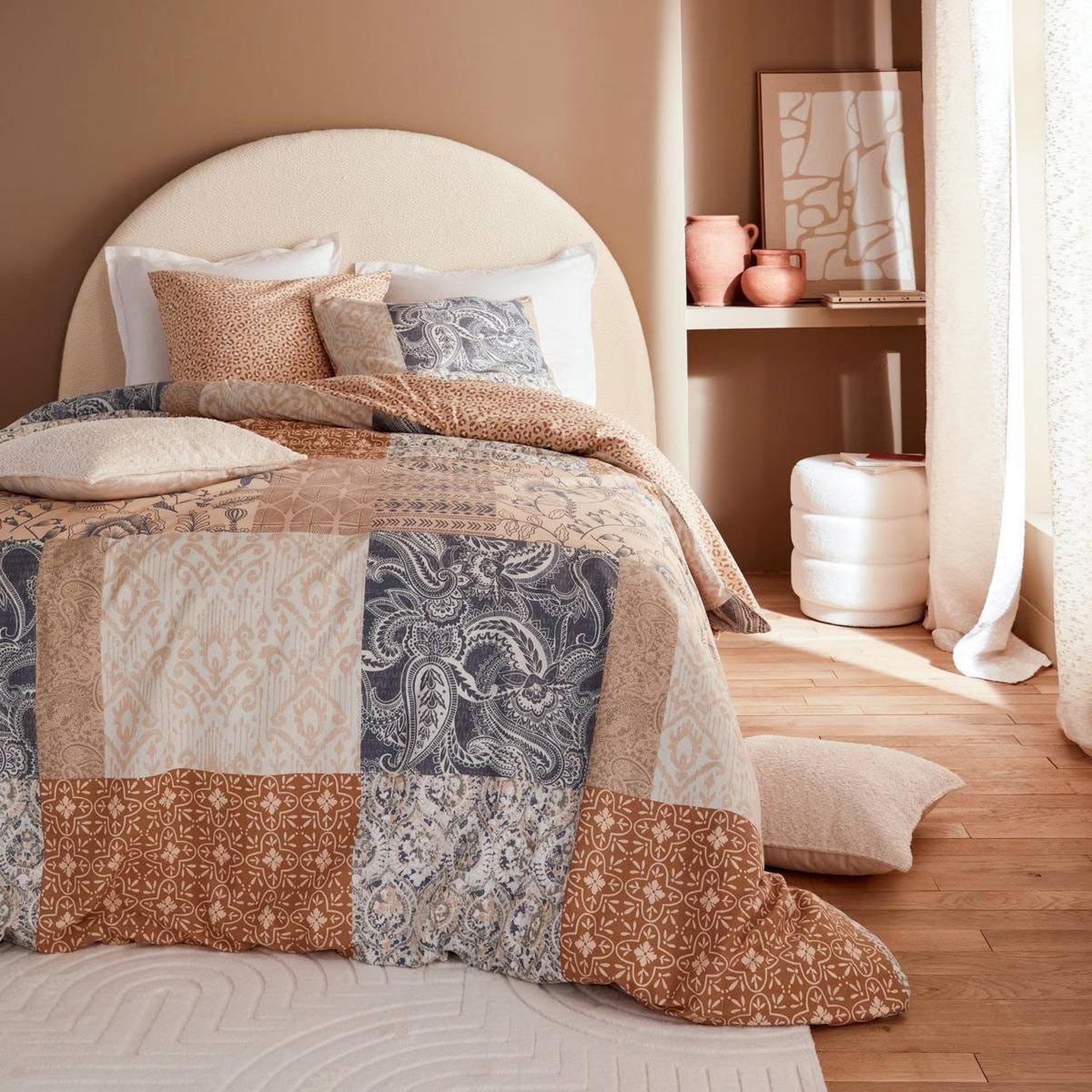 ATMOSPHERA Parure de lit 3 pièces  aiden  240x220cm multicolore