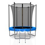 JUMP4FUN Trampoline Jump4Fun Classique 6FT -185cm - Bleu