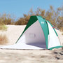Voir la diapositive 1 : VIDAXL Tente de plage vert d'eau 268x223x125 cm 185T polyester