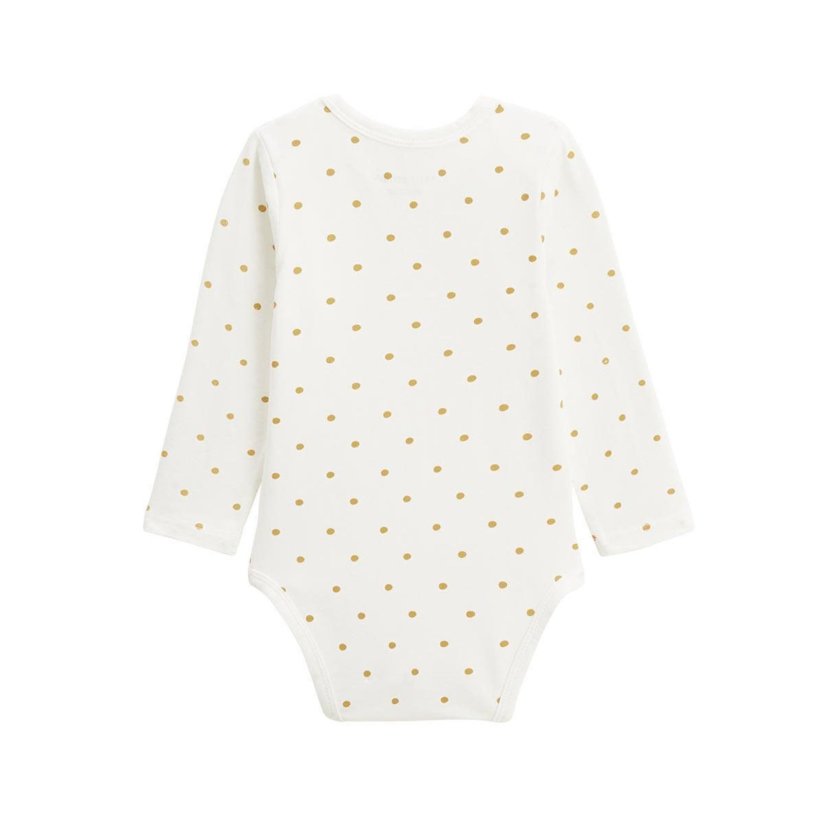 Petit Béguin Lot de 3 bodies bébé manches longues Misty
