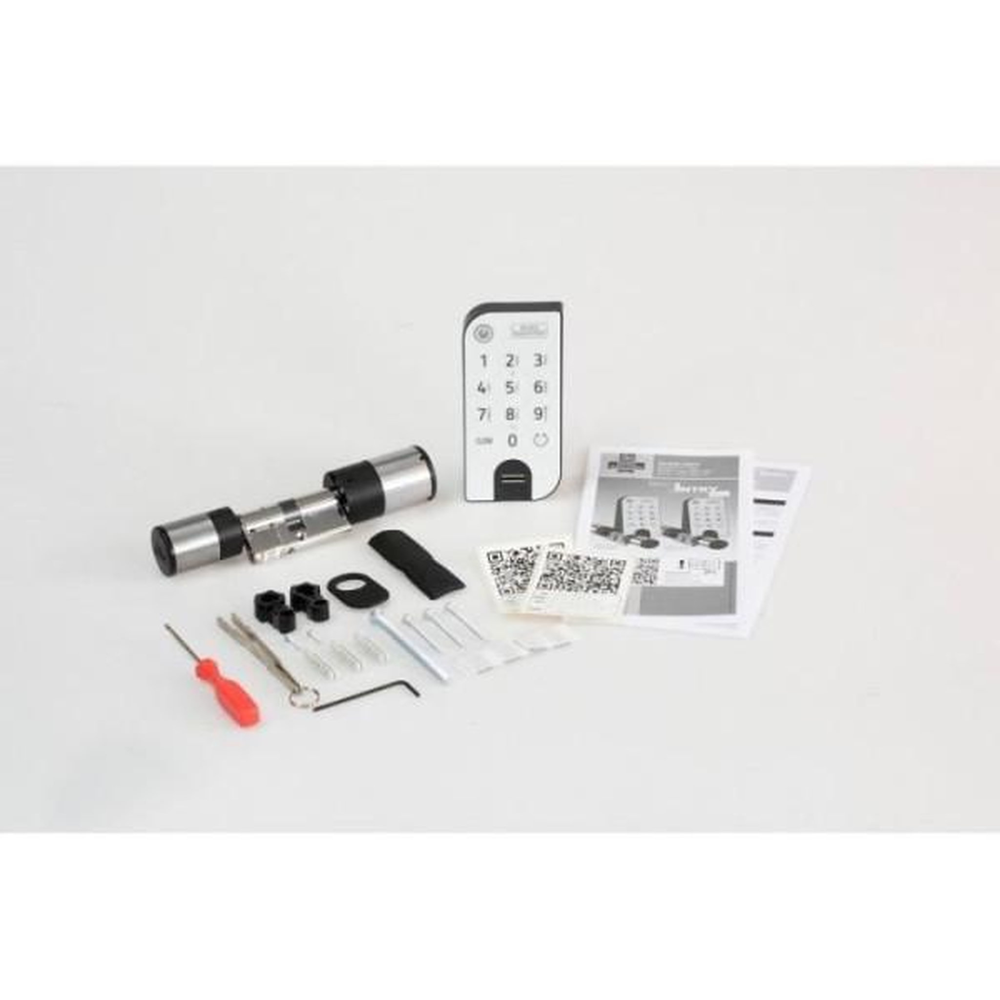 Voir la diapositive 2 : BURG WAECHTER Cylindre éléctronique BURG-WÄCHTER secuENTRY easy 7602 avec clavier secuENTRY Fingerprint