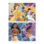 Voir la diapositive 2 : EDUCA Puzzles 2 X 25 pcs Princesses Disney en bois