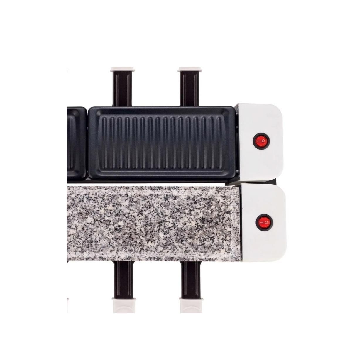 LITTLE BALANCE Raclette / gril.2x4pers.1200w. - 8502