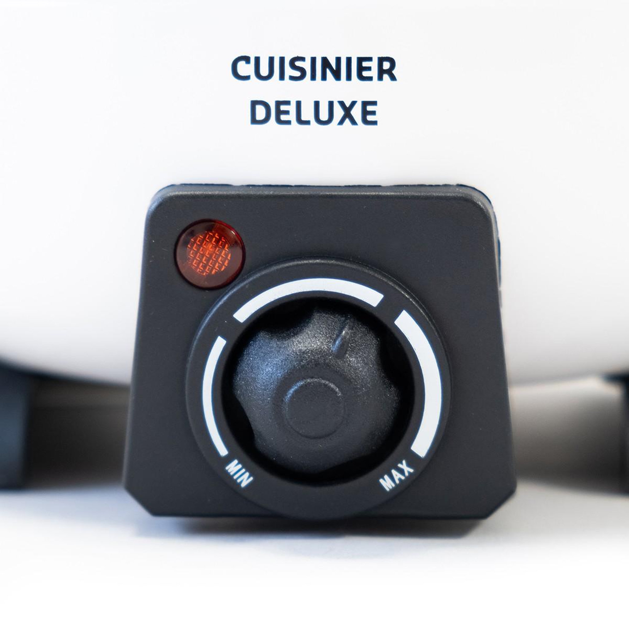 Voir la diapositive 3 : CUISINER DELUX Appareil à fondue électrique 6 pers.800W Cuve 2L Anti-adhésif + 6 Fourchettes Inox Cuisinier DELUXE