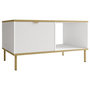 Voir la diapositive 1 : BEST MOBILIER Hope - table basse 100 cm - 1 tiroir et 1 niche