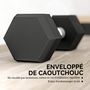 Voir la diapositive 5 : HOMCOM Lot de 2 haltères courtes hexagonales - ensemble d'haltères courtes - total 12 Kg - métal caoutchouc noir