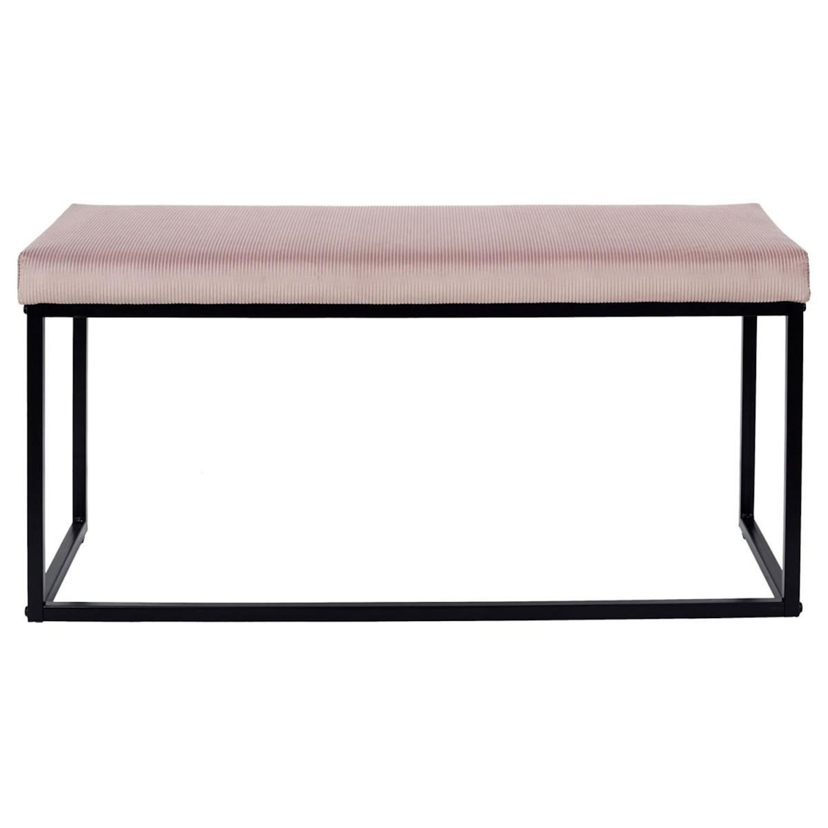 Paris Prix Banc Design  Giulia  100cm Rose